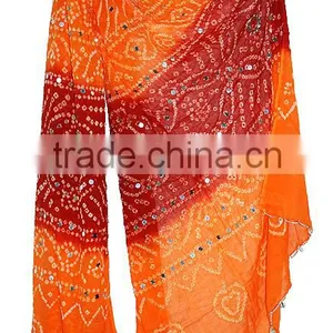 Multicolored Cotton Dupatta / Indian Cotton Stoles Designs thumbnail-3