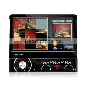 Winmark 7 Inch 1 Din Car Stereo Motorized Retractable Monitor Touch Screen Wifi 3G GPS Bluetooth Digital TV Input Universal thumbnail-2
