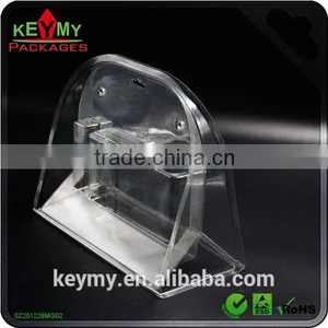 Custom Tri-folded Blister Packing With Paper Card, Transparent Tri- Folded Blister Clamshell thumbnail-3