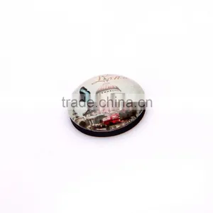 Button Crystal Glass Fridge Magnets / Blank Fridge Magnet / Round Fridge Magnet thumbnail-1