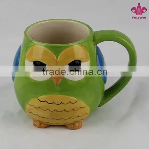 Cheap Ceramic Mugs With Owl Design thumbnail-1