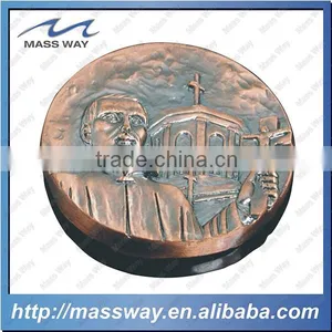 Engraved Die Casting 3D Zinc Alloy Custom Old Silver Coin thumbnail-5