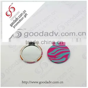 Circular Stripes Tinplate Cosmetic Mirror thumbnail-1