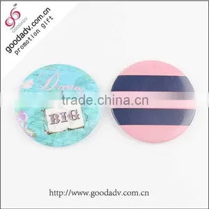 New Design Round Shape Flexible Thin Compact Mirror for Souvenir thumbnail-2