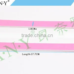 Nail Care Shaping and Polishing Tool PP Board Pink Hot Sale Nail File 100/180 Grit thumbnail-2