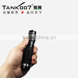 TANK007 Usb Rechargeable Flashlight Police Torch Light Led Torch Lamp thumbnail-4