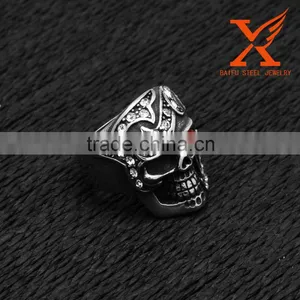 In Stock New Products Stainless Steel Jewelry Fashion Design Jewellry the Expendables Skull Ring thumbnail-3