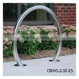 2012 Stainless Circle Rectangle Tube Bike Rack thumbnail-1