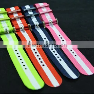Hot Selling and Colourful Nylon Watch Strap Nato Wtch Strap thumbnail-1