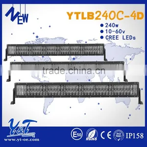 High Quality 41.5 Inch 240w 4D Lens Bar High Power Car Roof Rack Led Light Bar With CE RoHs thumbnail-1