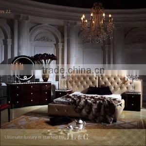 JM22-11 Neoclassic Round Mirror for Luxury Bedroom Sets-JLC Luxury Home Furniture thumbnail-4