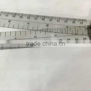V-T018 360 Degree Clear Plastic Goniometer Protractor Medical Ruler Angle Ruler thumbnail-4