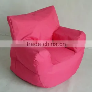 Fabric Beanbag Chair With Armrest and Back Support thumbnail-1