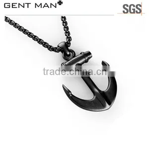 Cheap Wholesale Simple Design Custom Stainless Steel Anchor Pendant thumbnail-2
