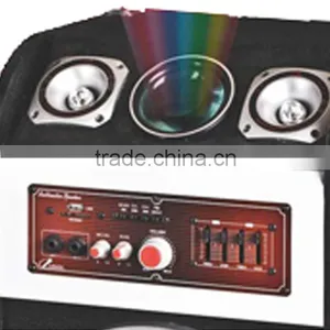 2.0 Karaoke Subwoofer Speaker With Beautiful Laser Light Professional Active Stage Speaker thumbnail-2