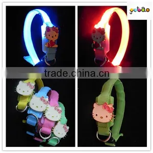 Small Cute Silicone Dog & Cat Led Collar thumbnail-1