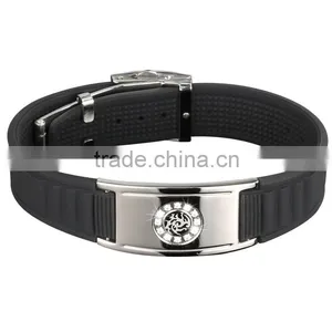 Noproblem D001 FDA Titanium Fashion Charm Power Health Germanium Bio Magnetic Bracelet thumbnail-2