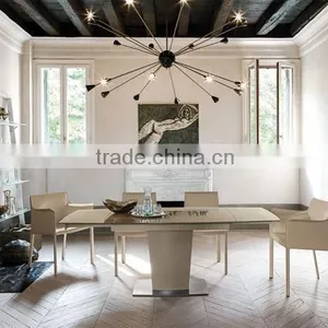 DT-4062 Folding With High Gloss Dining Table thumbnail-1