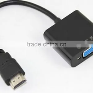 Cabletolink Input HD HDMIto Output VGA Cable Converter Adapter for PC DVD TV Monitor thumbnail-1