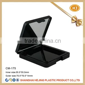 Square Compact Powder Case Container With Mirror for Cosmetic Use thumbnail-1
