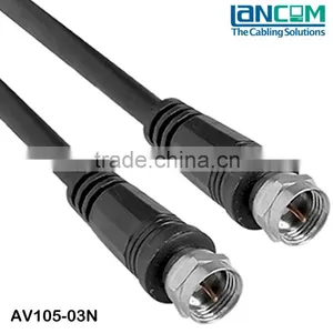 F Screw/F Screw B Pin Type TV Cable,RG59,75ohm,Nickle Plated thumbnail-1
