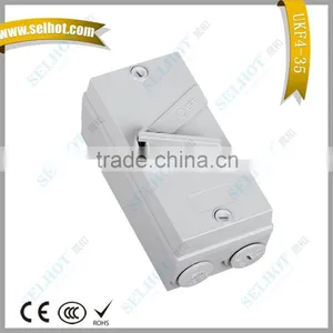Single Double Three PVC Weather Protected Surface Switch thumbnail-4