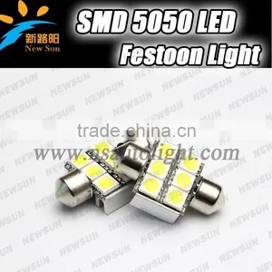 Car Interior Dome Roof Light Bulb Festoon 12v Car Led Light thumbnail-1