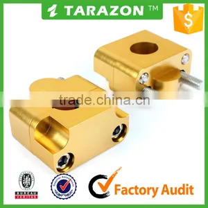CNC Aluminum Alloy Light Weight Motorcycle Handlebar Risers for Street Bike thumbnail-1