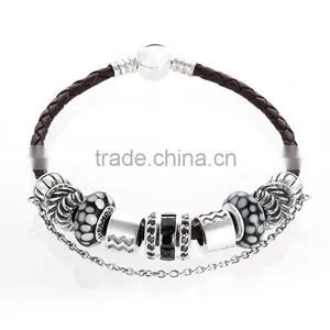 Fit European Style 925 Sterling Silver Picture Design Jewelry Chain thumbnail-2
