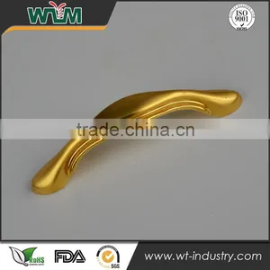 Gold Plating Aluminum Alloy Die Casting for Furniture Handle Parts thumbnail-1