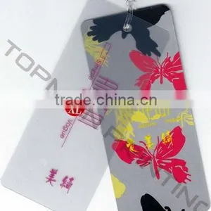 Printed Matte Shirt Tags, Plastic Hang Tag thumbnail-1