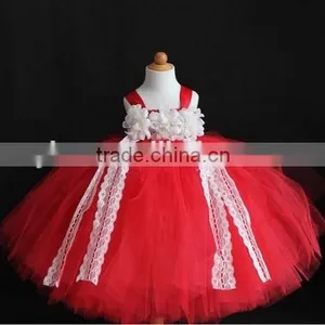 Red Baby Dresses Tutu For Girl Long Prom Dresses Tutu For Girl thumbnail-3