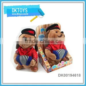 Hot Sale New Item B/O Russian Accordion Red Bear With Action And Singing Display Box Plush Kids Toys thumbnail-1