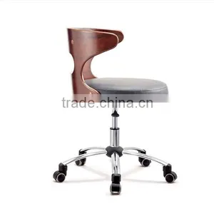 Promotional PU Leather Cushion Restaurant Chair/Revolving Dining Chair/Modern Design Restaurant Chair thumbnail-3