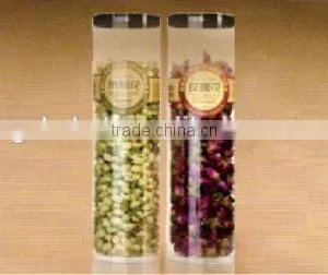 Clear Plastic Storage Jars Plastic Container With Lid thumbnail-1