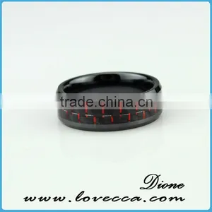 Top Quality Custom Men Stainless Steel Inlay Carbon thumbnail-5