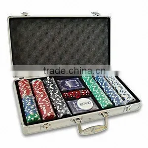 ABS Poker Chip Set and Case,luxury Poker Chip Case,aluminum Cheap Poker Chip Display Case thumbnail-1