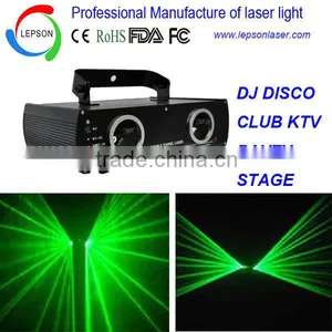 Double Heads DMX Control Single Green Laser Light for DJ thumbnail-1