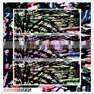 96 Polyester 4 Spandex Fabric, FDY Printed Spandex / Polyester Dress Fabric thumbnail-1