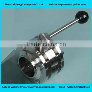 Sanitary Butterfly Valve Series Various Material Butterfly Valve thumbnail-1