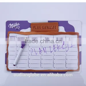 OEM Custom Foldable Magnetic Board Coated Paper Calendar Magnet thumbnail-5