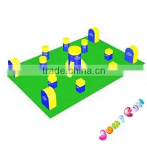 13pcs Set Paintball Field for 3man vs 3man Inflatable Bunkers Arena thumbnail-1