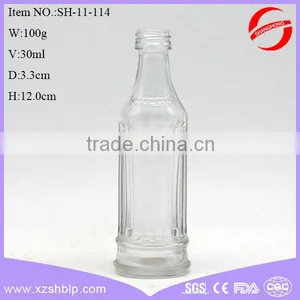 High Transparency Glass Bottle 240ml for Beverage or Empty Glass Soda Bottles thumbnail-1