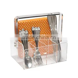 Acrylic Dishware Basket thumbnail-1