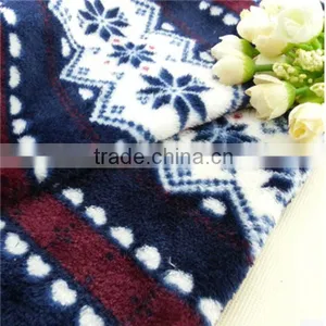 Christmas Printed Hotel Bedspreads Fabric,bedding Sets Coral Fleece Fabric thumbnail-2