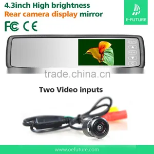 4.3 Inch Car Rear View Parking Assist System With Car Mirror Monitor and Camera thumbnail-1