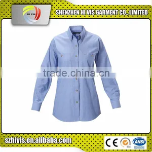 New Stylish Women Chambray Shirt Long Sleeve thumbnail-1