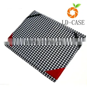 Black and White Canvas Cloth Smart Case With Stand For Kindle Aosis thumbnail-3