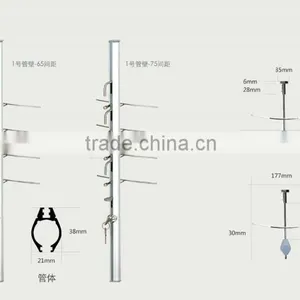 Walll Mounted Sunglasses Display Bars;locking Eyeglasses Display Poles;spectacle Display Rods thumbnail-5