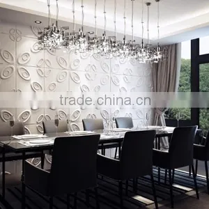 High Quality Polyurethane Moulding 401027 Cheap Home Decorations With PVC 3D Wall Panel thumbnail-1